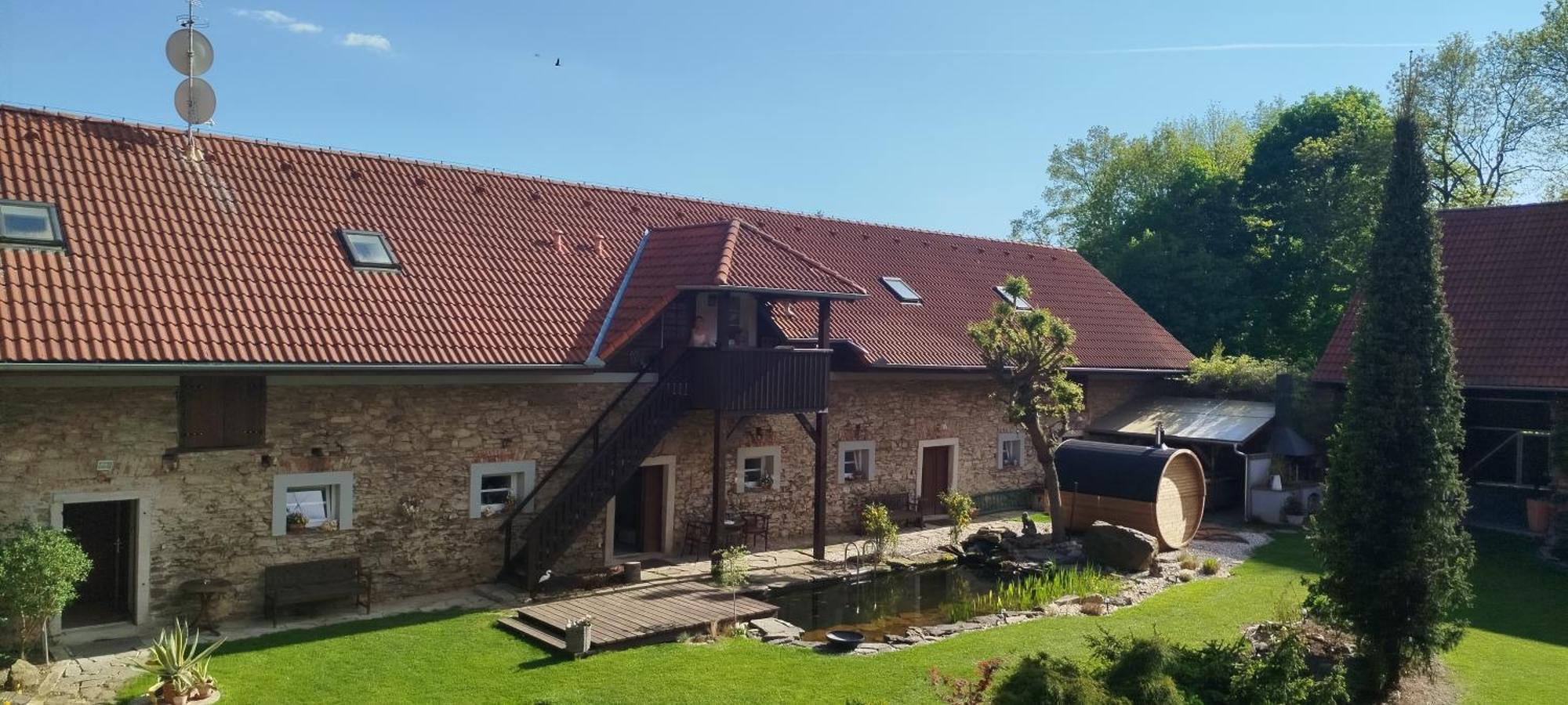 Statek Kloubek Daire Chabičovice Dış mekan fotoğraf